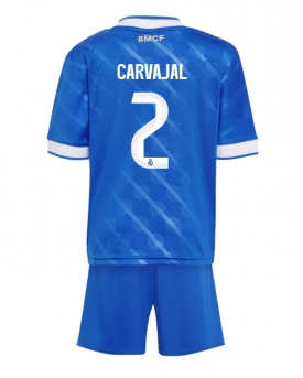 Real Madrid Daniel Carvajal #2 Maglia Gara Terza Repliche 2025-26 Bambino Maniche Corte